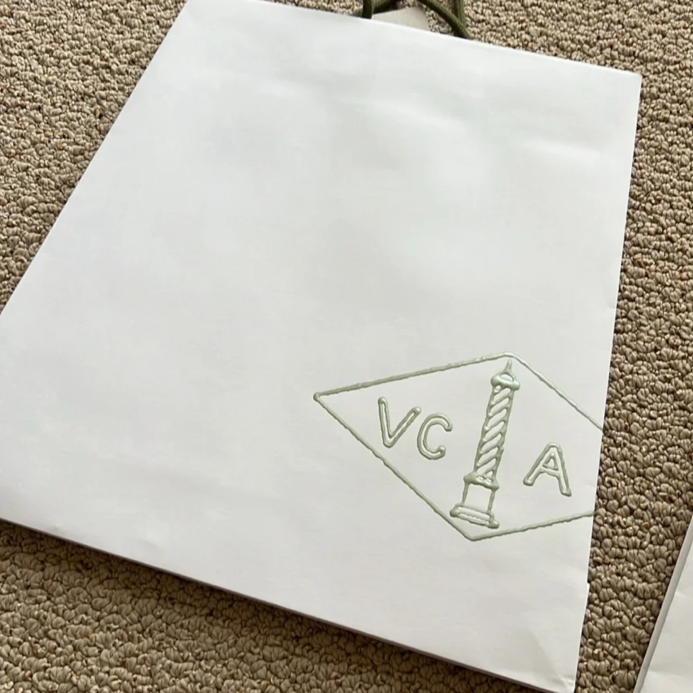 Set of 2 - VCA Van Cleef & Arpels shopping bag - Picture 4 of 12